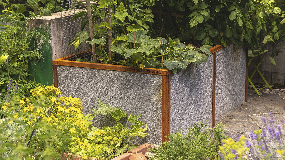 Hochbeet Sichtschutzvarianten Home